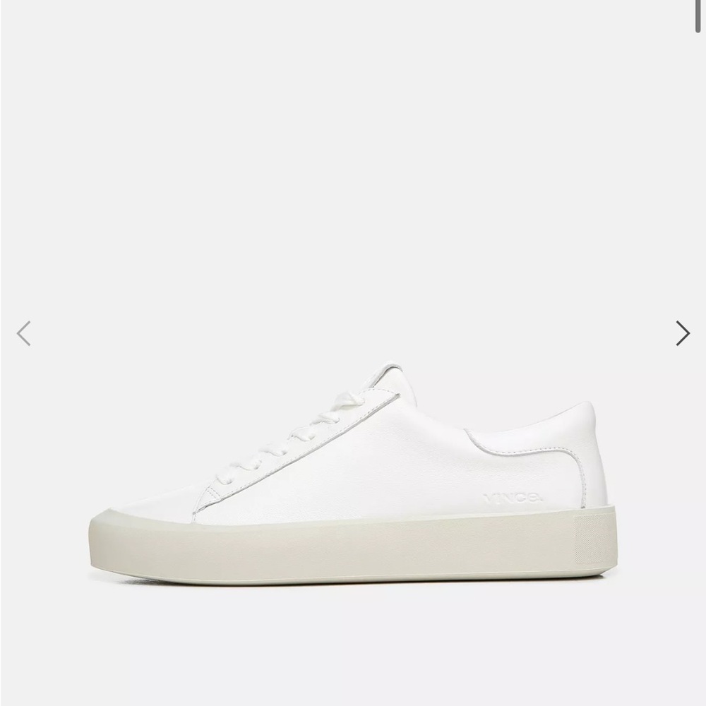 Vince Gabi Leather Platform Sneakers